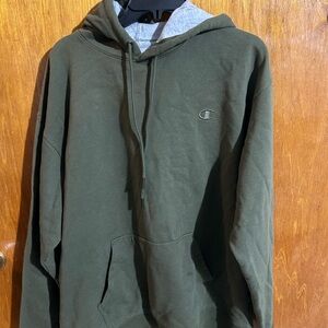 Champion Men's Olive Hoodie